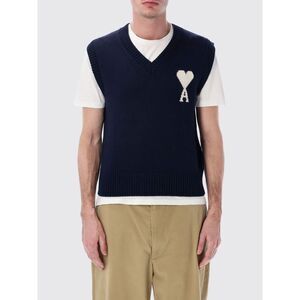 Ami Paris Suit Vest Men Blue